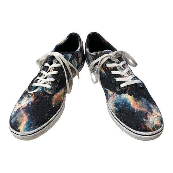 Vans Off The Wall Women's Galaxy Space Lace-up Sneakers 8.5 - Picture 3 of 6
